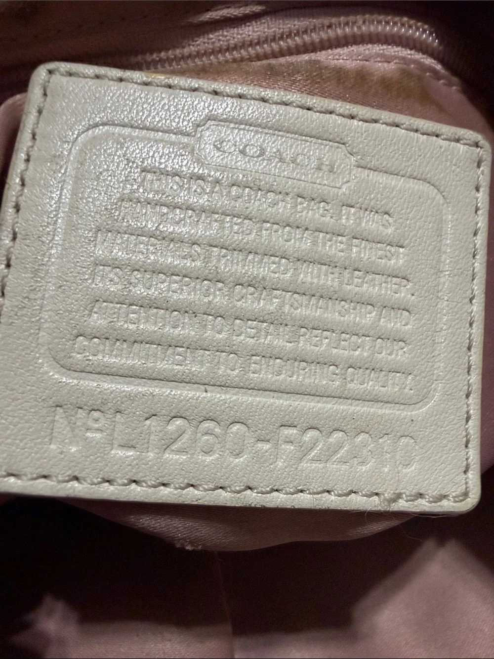 Coach Tan Signature Shoulder Bag /Crossbody